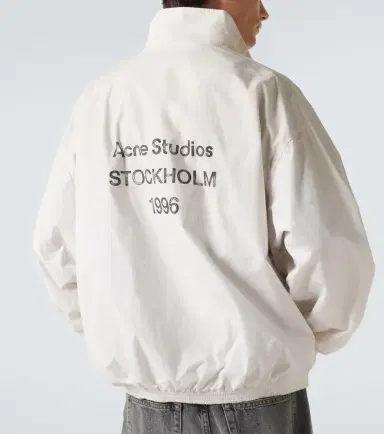 Acne Studios Logo cotton poplin bomber jacket | Thumbnail 7 Acne Studios Logo cotton poplin bomber jacket | Thumbnail 7