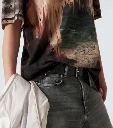 Acne Studios Embellished printed cotton jersey T-shirt | Thumbnail 3