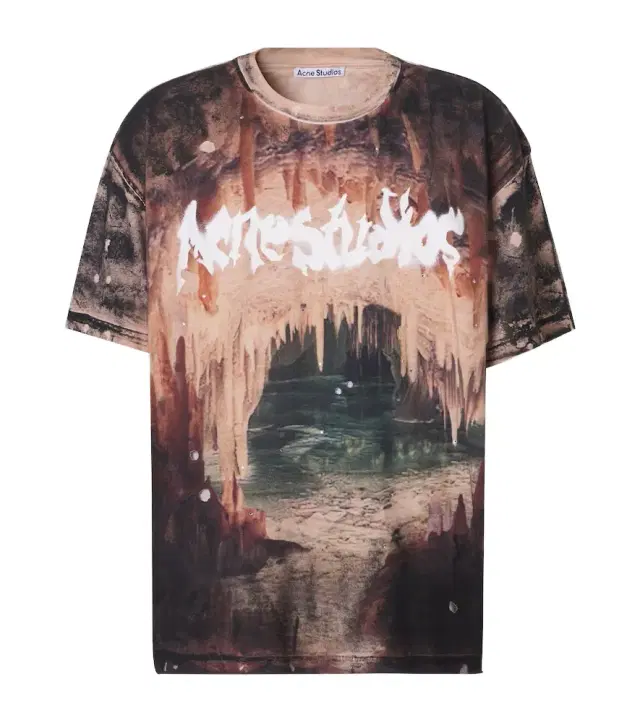 Embellished printed cotton jersey T-shirt