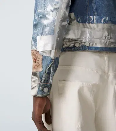 Acne Studios Printed denim jacket | Thumbnail 7
