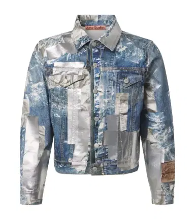 Acne Studios Printed denim jacket | Thumbnail 1