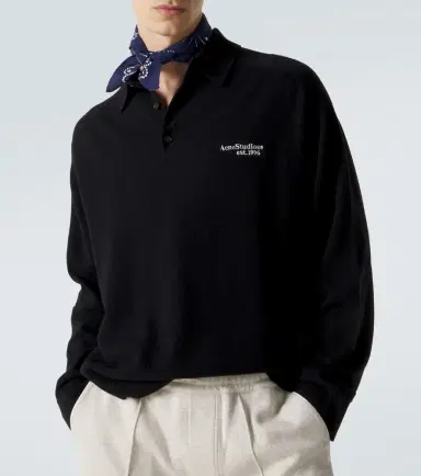 Acne Studios Wool polo sweater | Thumbnail 3