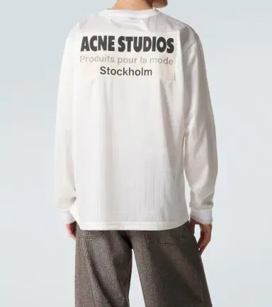 Acne Studios Logo striped T-shirt | Thumbnail 3