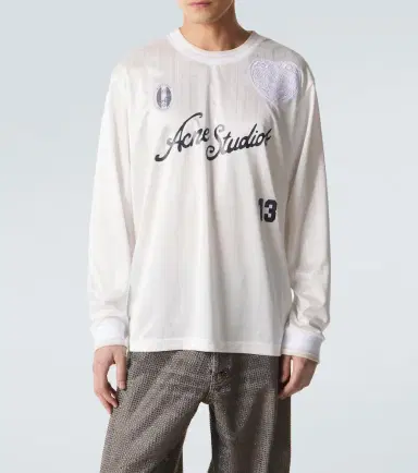 Acne Studios Logo striped T-shirt | Thumbnail 4