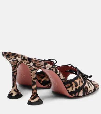 Amina Muaddi Eleonora leopard-print mules | Thumbnail 2 Amina Muaddi Eleonora leopard-print mules | Thumbnail 2