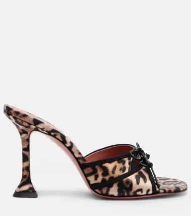 Amina Muaddi Eleonora leopard-print mules | Thumbnail 3 Amina Muaddi Eleonora leopard-print mules | Thumbnail 3