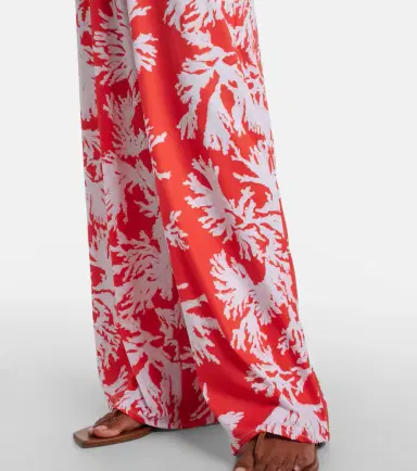 Alexandra Miro Cleo printed jersey palazzo pants | Thumbnail 5 Alexandra Miro Cleo printed jersey palazzo pants | Thumbnail 5