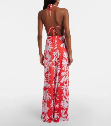 Alexandra Miro Cleo printed jersey palazzo pants | Thumbnail 6 Alexandra Miro Cleo printed jersey palazzo pants | Thumbnail 6