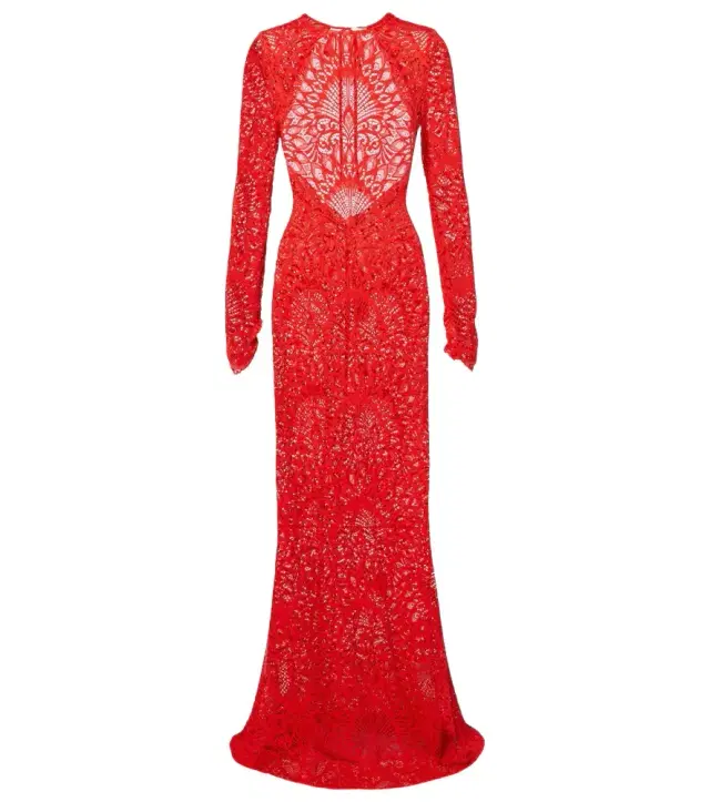 Isabella lace maxi dress