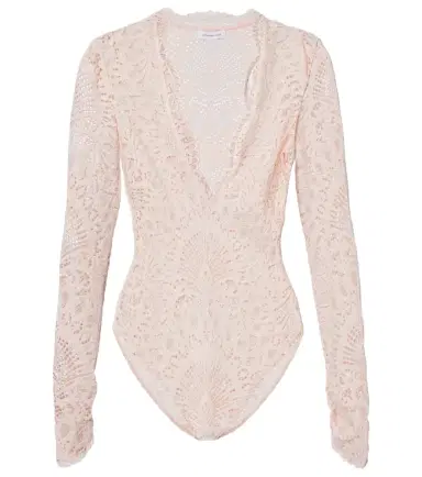 Alexandra Miro Ariella sheer lace bodysuit | Thumbnail 1