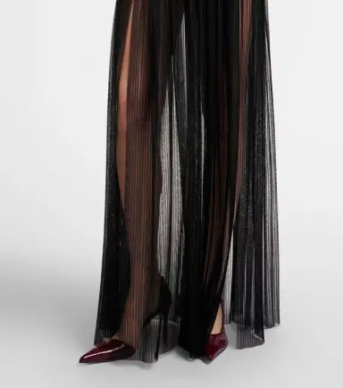 Nensi Dojaka Semi-sheer gown | Thumbnail 7 Nensi Dojaka Semi-sheer gown | Thumbnail 7