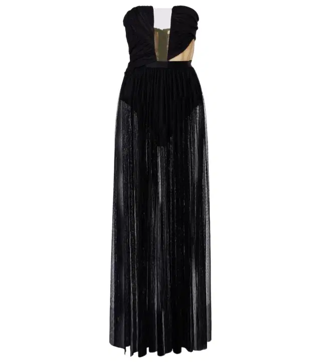Nensi Dojaka Semi-sheer gown
