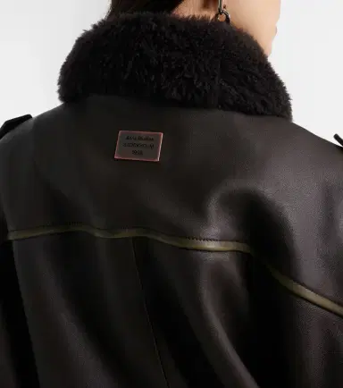 Acne Studios Leather bomber jacket | Thumbnail 6 Acne Studios Leather bomber jacket | Thumbnail 6