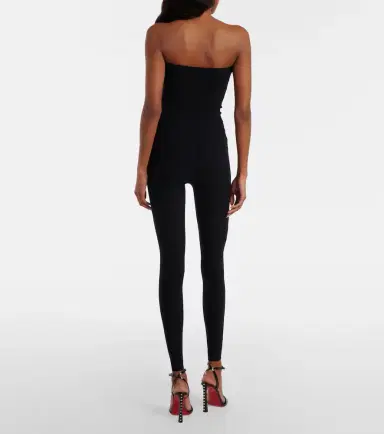 Wolford Slash cutout strapless jersey catsuit | Thumbnail 4