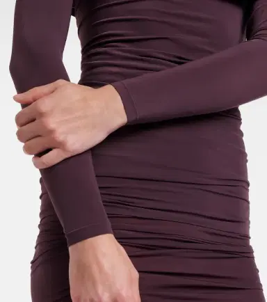 Wolford Ruched semi-sheer off-shoulder top | Thumbnail 5 Wolford Ruched semi-sheer off-shoulder top | Thumbnail 5