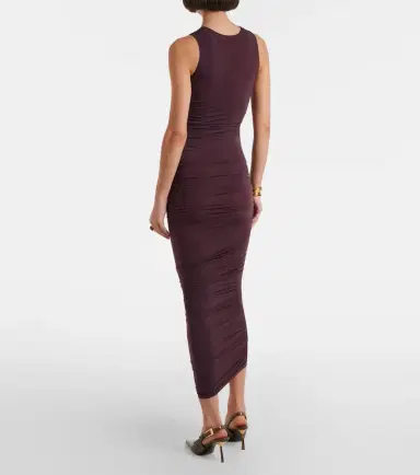 Wolford Ruched sheer midi dress | Thumbnail 2