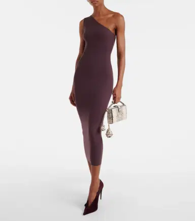 Wolford Slash one-shoulder midi dress | Thumbnail 4