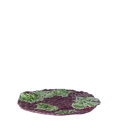 Bordallo Pinheiro Grapes earthenware platter | Thumbnail 1