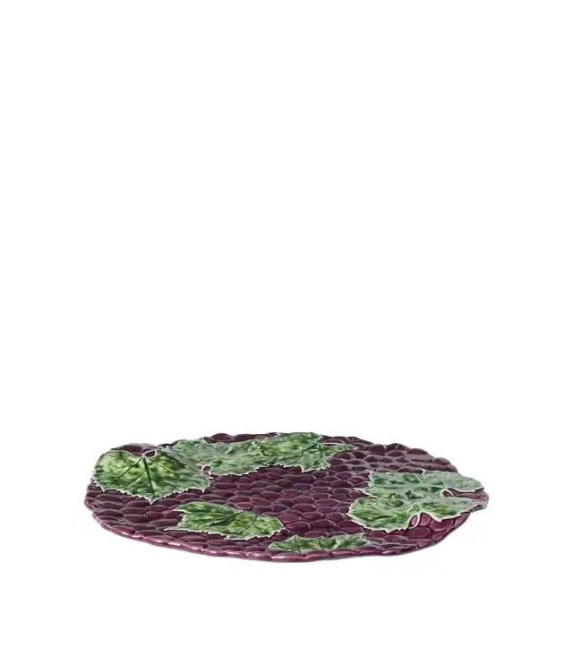 Bordallo Pinheiro Grapes earthenware platter