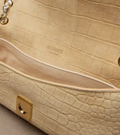 Jacquemus Bambino Chaîne suede shoulder bag | Thumbnail 2 Jacquemus Bambino Chaîne suede shoulder bag | Thumbnail 2