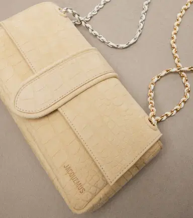 Jacquemus Bambino Chaîne suede shoulder bag | Thumbnail 4 Jacquemus Bambino Chaîne suede shoulder bag | Thumbnail 4