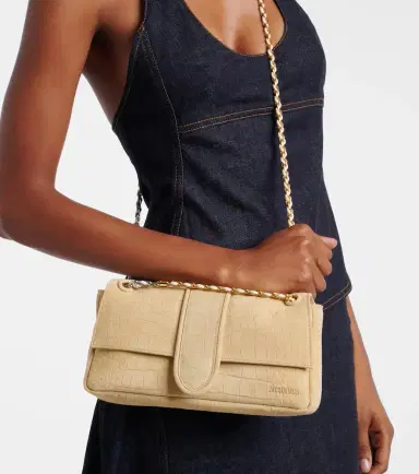 Jacquemus Bambino Chaîne suede shoulder bag | Thumbnail 5 Jacquemus Bambino Chaîne suede shoulder bag | Thumbnail 5
