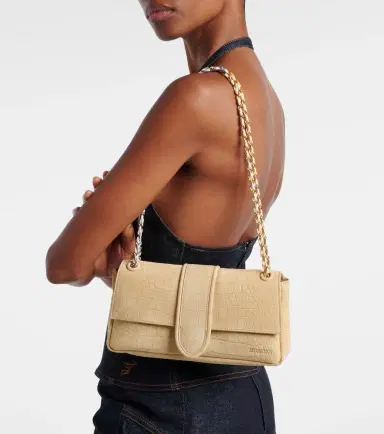 Jacquemus Bambino Chaîne suede shoulder bag | Thumbnail 6 Jacquemus Bambino Chaîne suede shoulder bag | Thumbnail 6