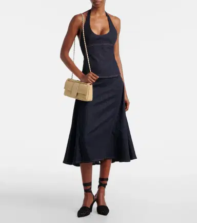 Jacquemus Bambino Chaîne suede shoulder bag | Thumbnail 7 Jacquemus Bambino Chaîne suede shoulder bag | Thumbnail 7