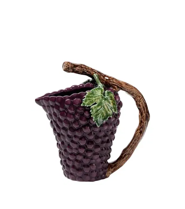 Bordallo Pinheiro Grapes earthenware jug