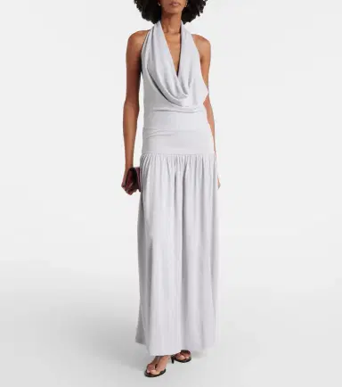Aya Muse Spoe halterneck maxi dress | Thumbnail 2