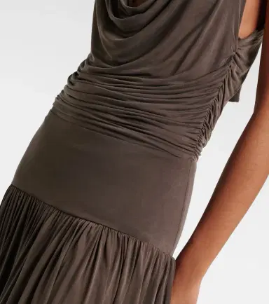 Aya Muse Alyve draped halterneck maxi dress | Thumbnail 2