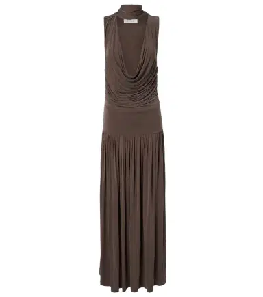 Aya Muse Alyve draped halterneck maxi dress | Thumbnail 1