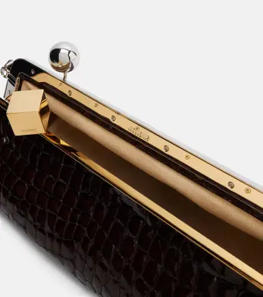 Jacquemus Salon croc-effect leather clutch | Thumbnail 2