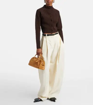 Jacquemus Turismo Small woven suede bowling bag | Thumbnail 6 Jacquemus Turismo Small woven suede bowling bag | Thumbnail 6