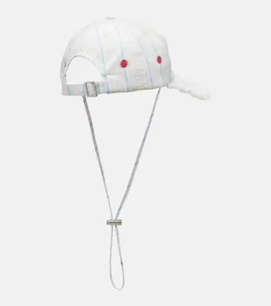 Jacquemus Artichaut striped cotton canvas baseball cap | Thumbnail 3