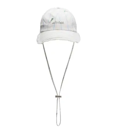 Jacquemus Artichaut striped cotton canvas baseball cap | Thumbnail 1