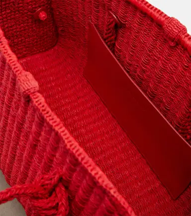Jacquemus Turismo Small raffia bowling bag | Thumbnail 2