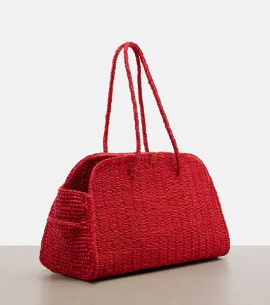 Jacquemus Turismo Small raffia bowling bag | Thumbnail 3