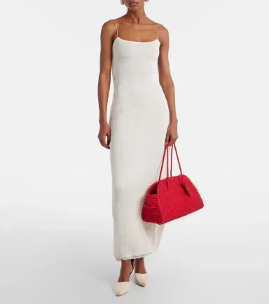 Jacquemus Turismo Small raffia bowling bag | Thumbnail 6