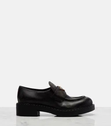 Prada Leather penny loafers | Thumbnail 2
