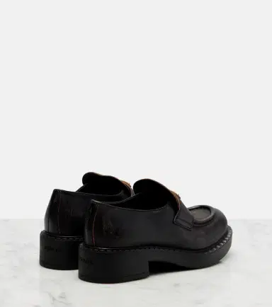 Prada Leather penny loafers | Thumbnail 3