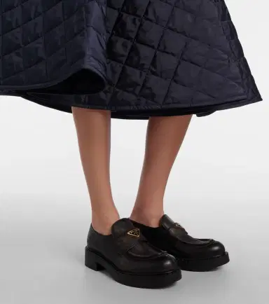Prada Leather penny loafers | Thumbnail 6