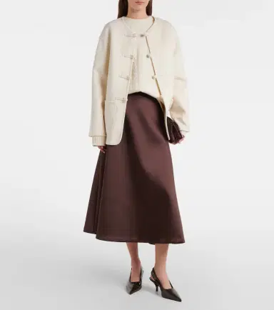 Rohe Róhe Satin midi skirt | Thumbnail 3