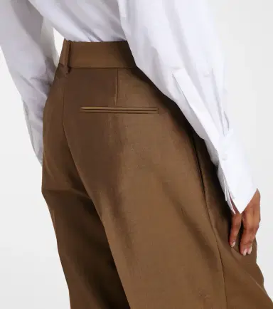 Rohe Róhe High-rise wool and mohair wide-leg pants | Thumbnail 4 Rohe Róhe High-rise wool and mohair wide-leg pants | Thumbnail 4