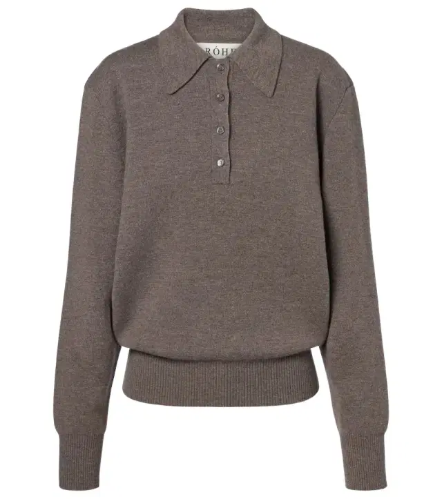 Rohe Róhe Wool and cashmere polo sweater