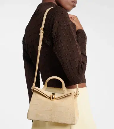 Jacquemus Valérie Small suede top-handle bag | Thumbnail 3 Jacquemus Valérie Small suede top-handle bag | Thumbnail 3