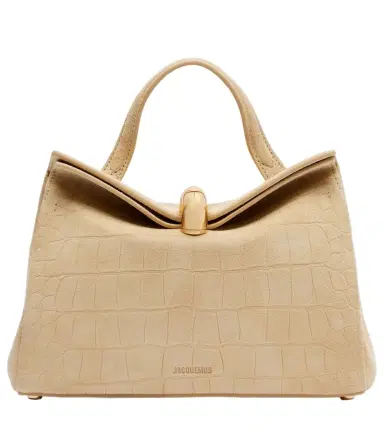 Jacquemus Valérie Small suede top-handle bag | Thumbnail 1 Jacquemus Valérie Small suede top-handle bag | Thumbnail 1