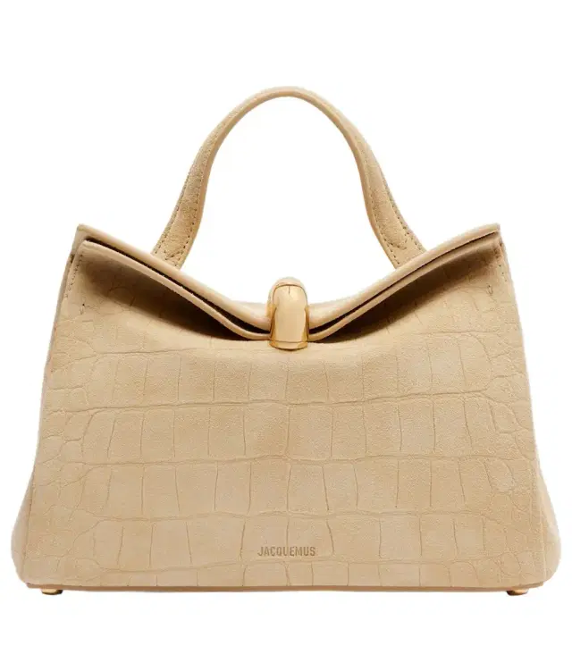 Valérie Small suede top-handle bag