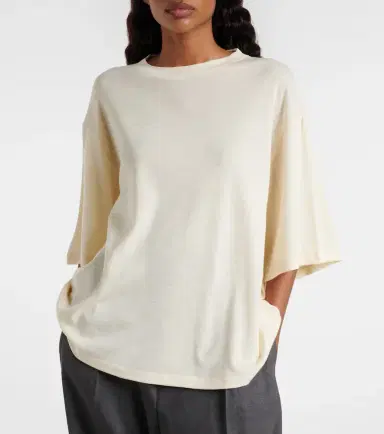 RÓHE Róhe Oversized wool T-shirt | Thumbnail 2