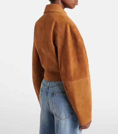 RÓHE Róhe Cropped suede jacket | Thumbnail 6